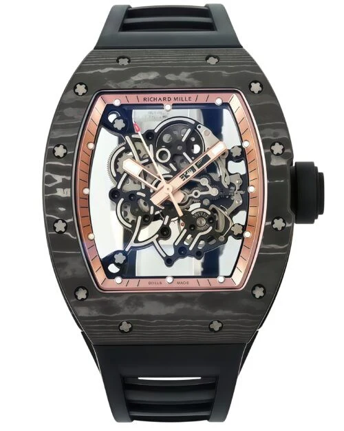 Часы Richard Mille Replica Watch Black Carbon Case APS Factory 43mm