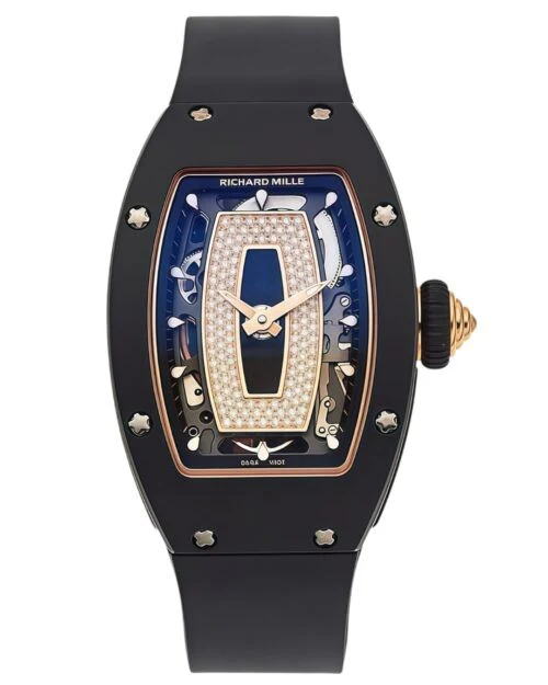 Часы Richard Mille RM07-01 Black Ceramic (Black Lips)