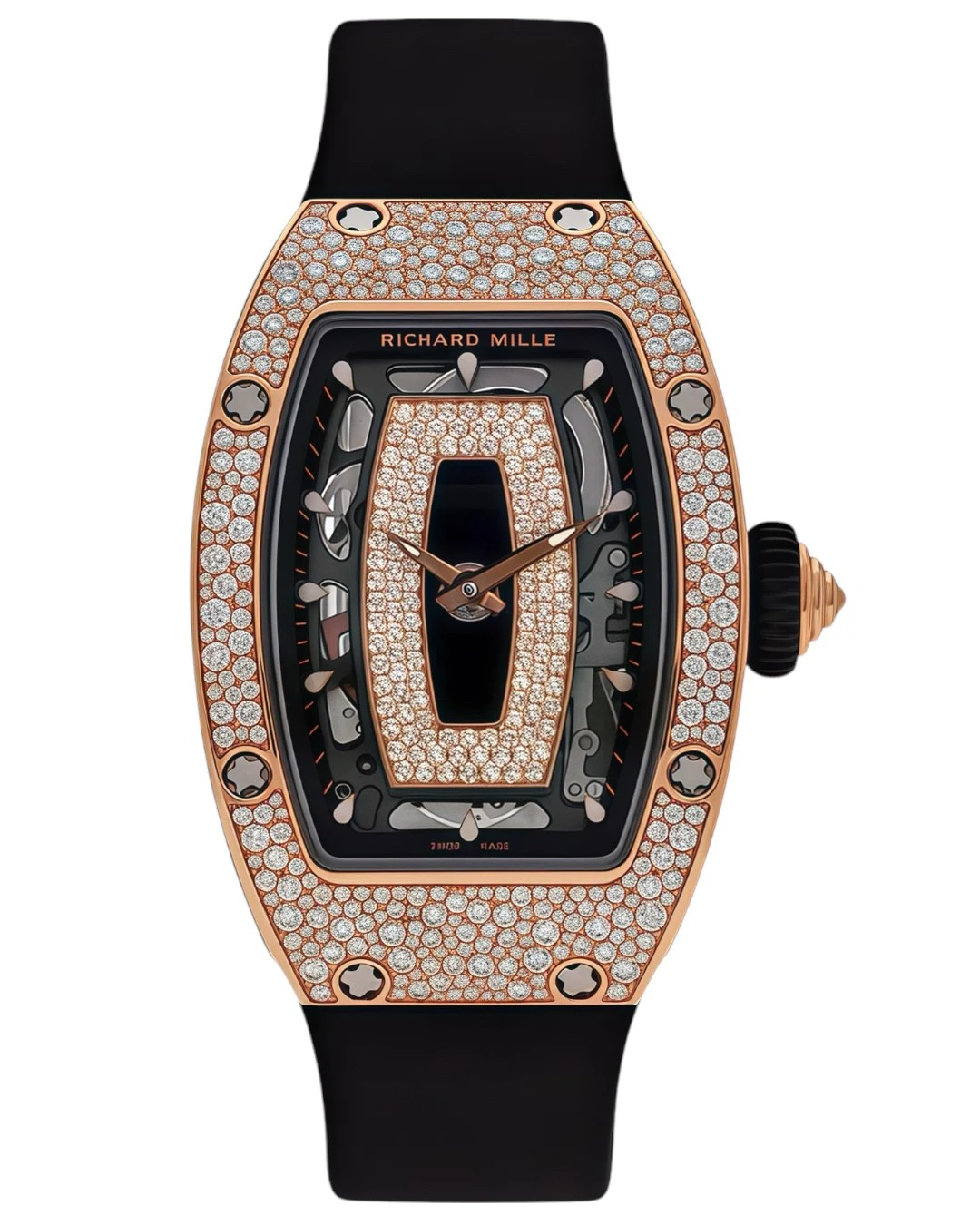 Часы Richard Mille RM07-01 RG Snow Set Black Lips