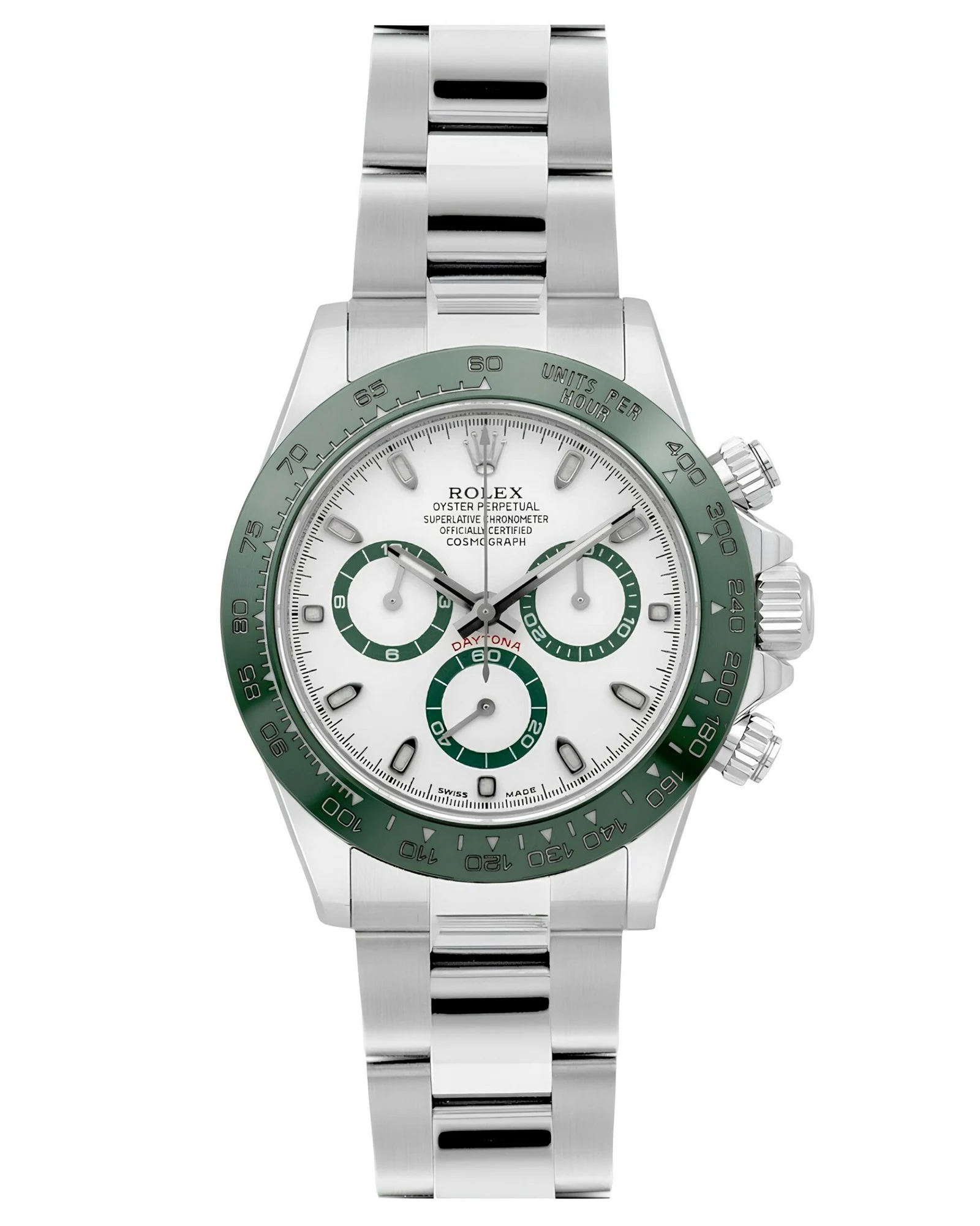 Часы Rolex Daytona 116500LV Replica White Dial