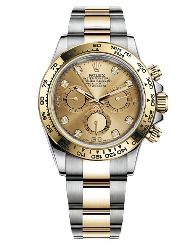 Часы с позолотой Rolex Cosmograph Daytona 116503-0006