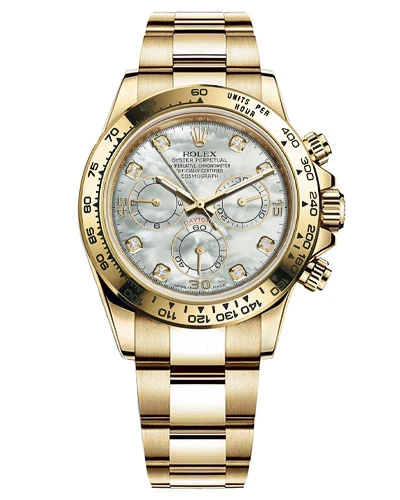 Часы с позолотой Rolex Cosmograph Daytona 116508-0007