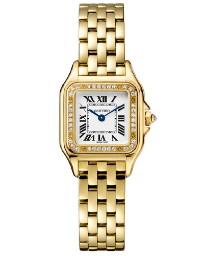 Часы с позолотой Cartier Panthere Small WJPN0015