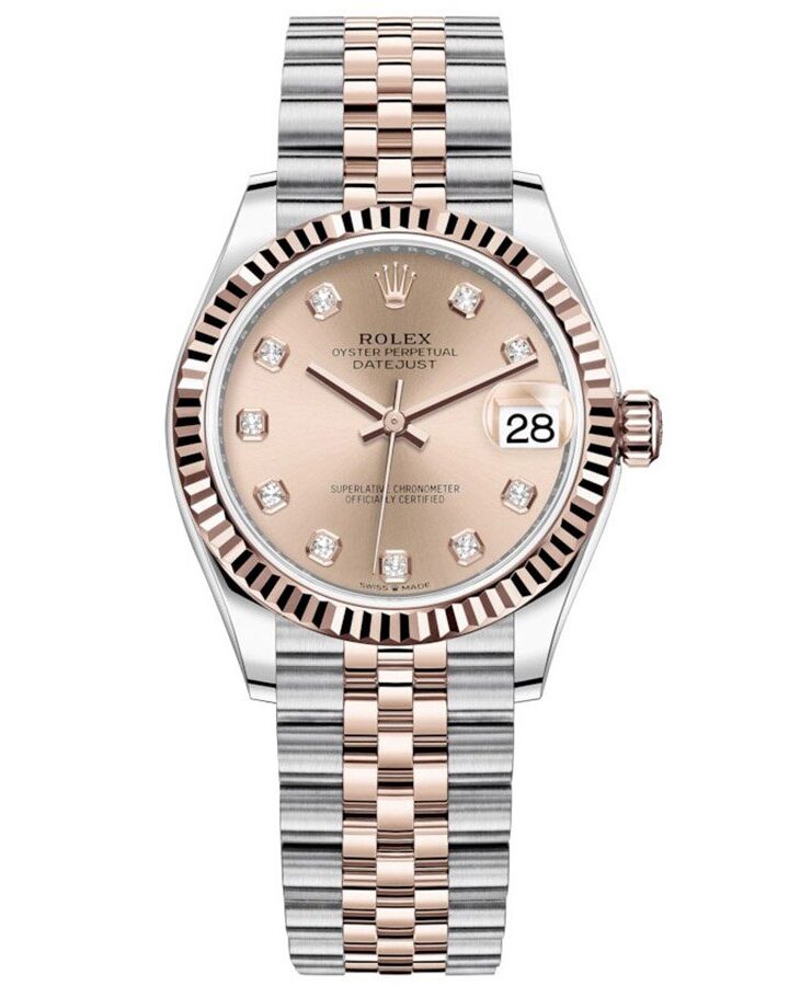 Часы с позолотой Rolex Datejust 278271-0024