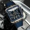 Реплика часов Hublot Square Bang Unico Blue Ceramic 821.NL.5170.RX — фото товара LuxuryWatch