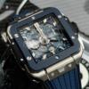 Реплика часов Hublot Square Bang Unico Blue Ceramic 821.NL.5170.RX — фото товара LuxuryWatch