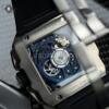 Реплика часов Hublot Square Bang Unico Blue Ceramic 821.NL.5170.RX — фото товара LuxuryWatch