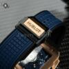 Реплика часов Hublot Square Bang Unico Blue Ceramic 821.OL.5180.RX — фото товара LuxuryWatch