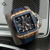 Реплика часов Hublot Square Bang Unico Blue Ceramic 821.OL.5180.RX — фото товара LuxuryWatch