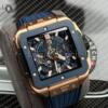 Реплика часов Hublot Square Bang Unico Blue Ceramic 821.OL.5180.RX — фото товара LuxuryWatch
