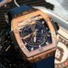 Реплика часов Hublot Spirit Of Big Bang King Gold Blue Ceramic 42 642.OX.7180.RX — фото товара LuxuryWatch