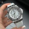 Реплика часов Hublot Big Bang One Click Steel White Diamonds 39 465.SE.2010.RW.1204 — фото товара LuxuryWatch