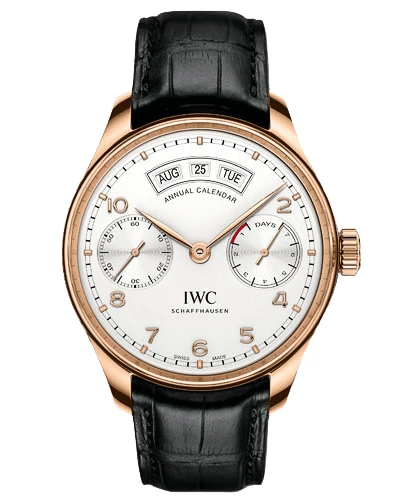 Часы с позолотой IWC Portugieser Annual Calendar IW503504
