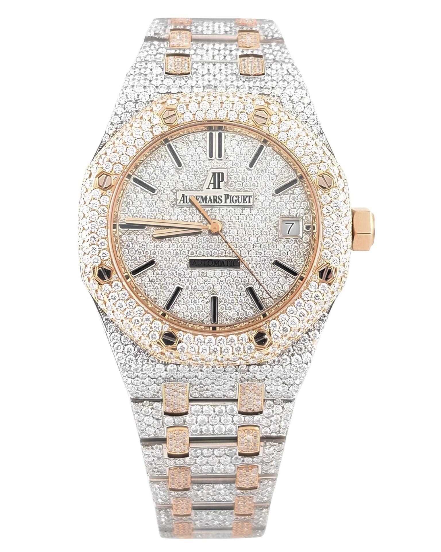 Часы Audemars Piguet Royal Oak 15400 Full Diamond