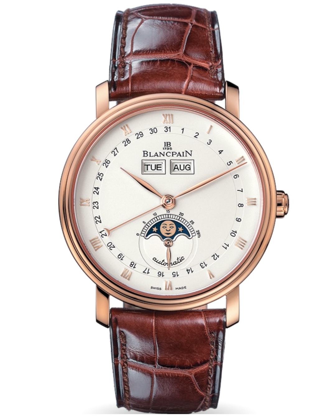 Часы Blancpain Villeret Quantième Complet 6263-3642-55A