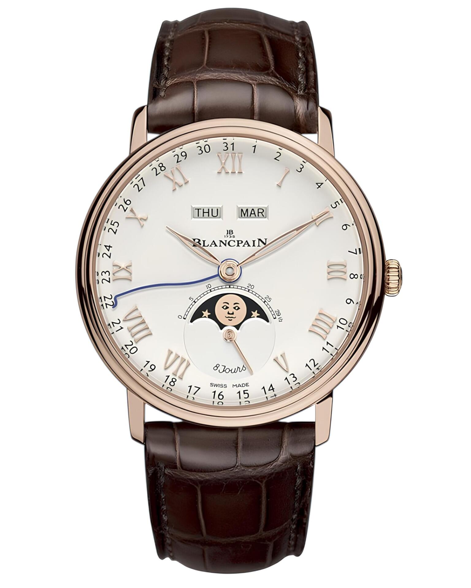 Часы Blancpain Villeret Quantième Complet 6654-3642-55B