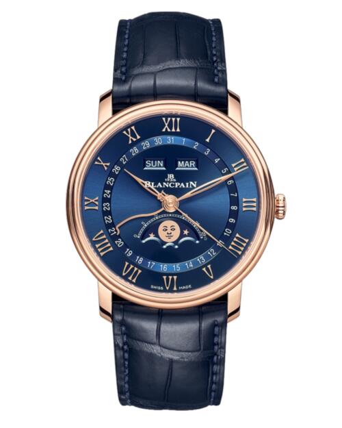 Часы Blancpain Villeret Quantième Complet 40mm 6654-3640-55
