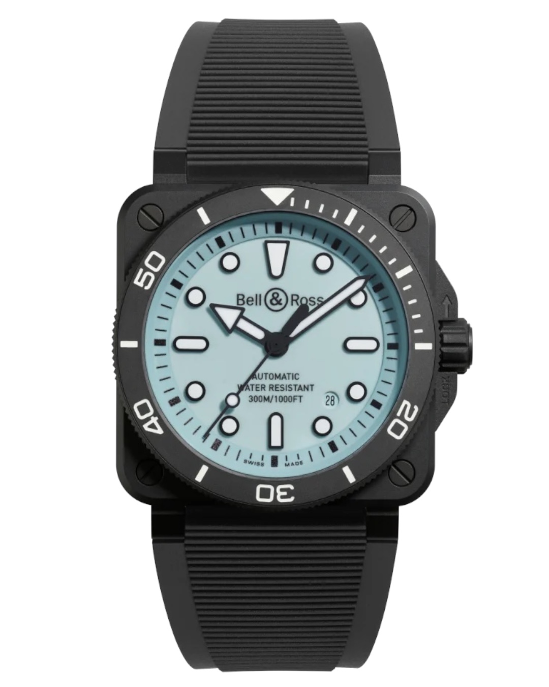 Часы Bell & Ross Instruments BR-03 Diver Full Lum Ceramic BR03A-D-LM-CE/SRB