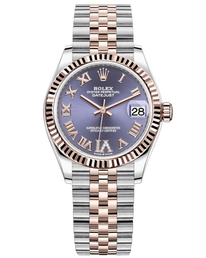 Часы с позолотой Rolex Datejust 278271-0020