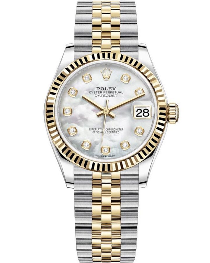 Часы с позолотой Rolex Datejust 278273-0028