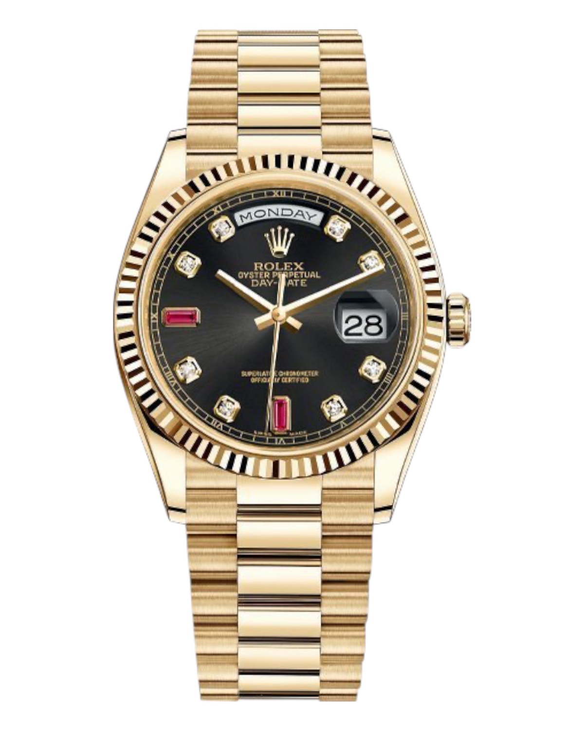 Часы с позолотой Rolex Day-Date Ladies 118238-0394