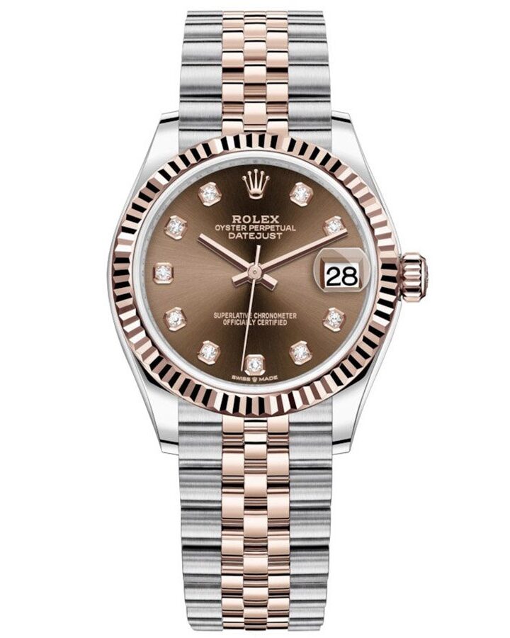 Часы с позолотой Rolex Datejust 278271-0028