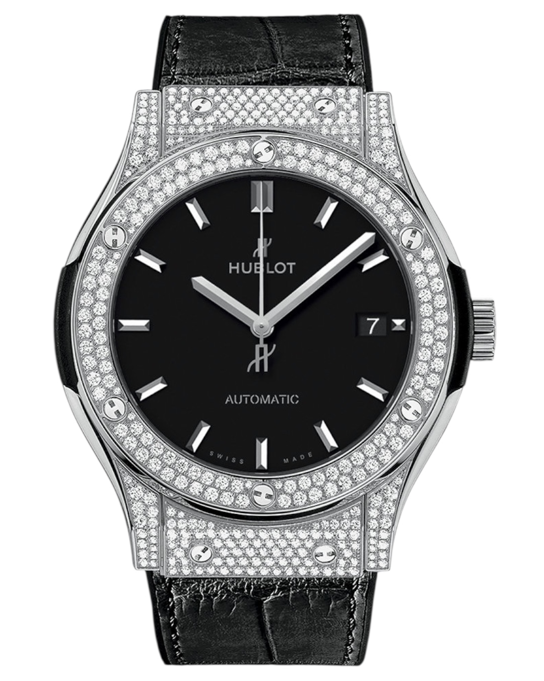 Часы Hublot Classic Fusion 45 Titanium Pavé 511.NX.1171.LR.1704