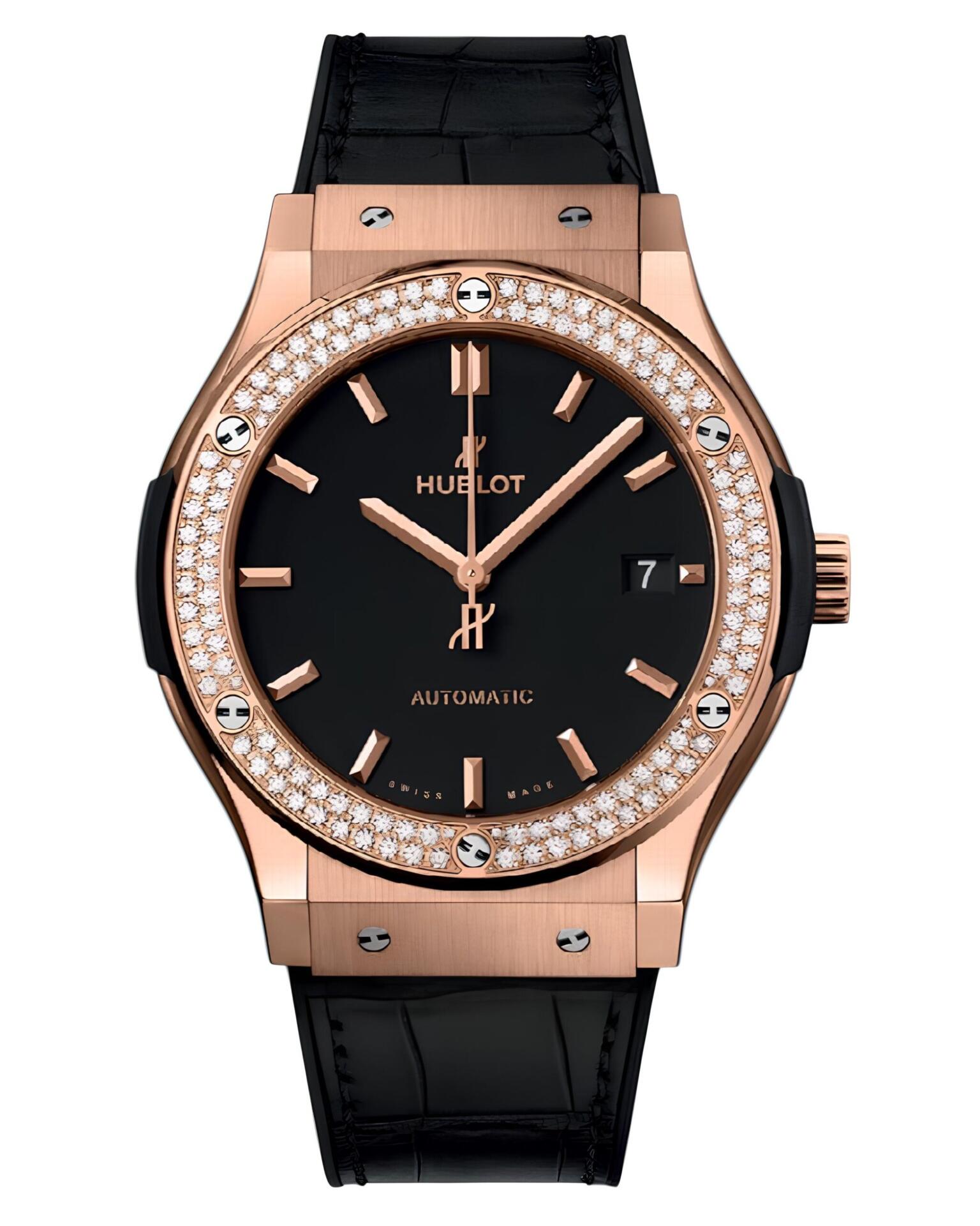 Часы Hublot Classic Fusion King Gold Diamonds 45mm 511.OX.1181.LR.1104