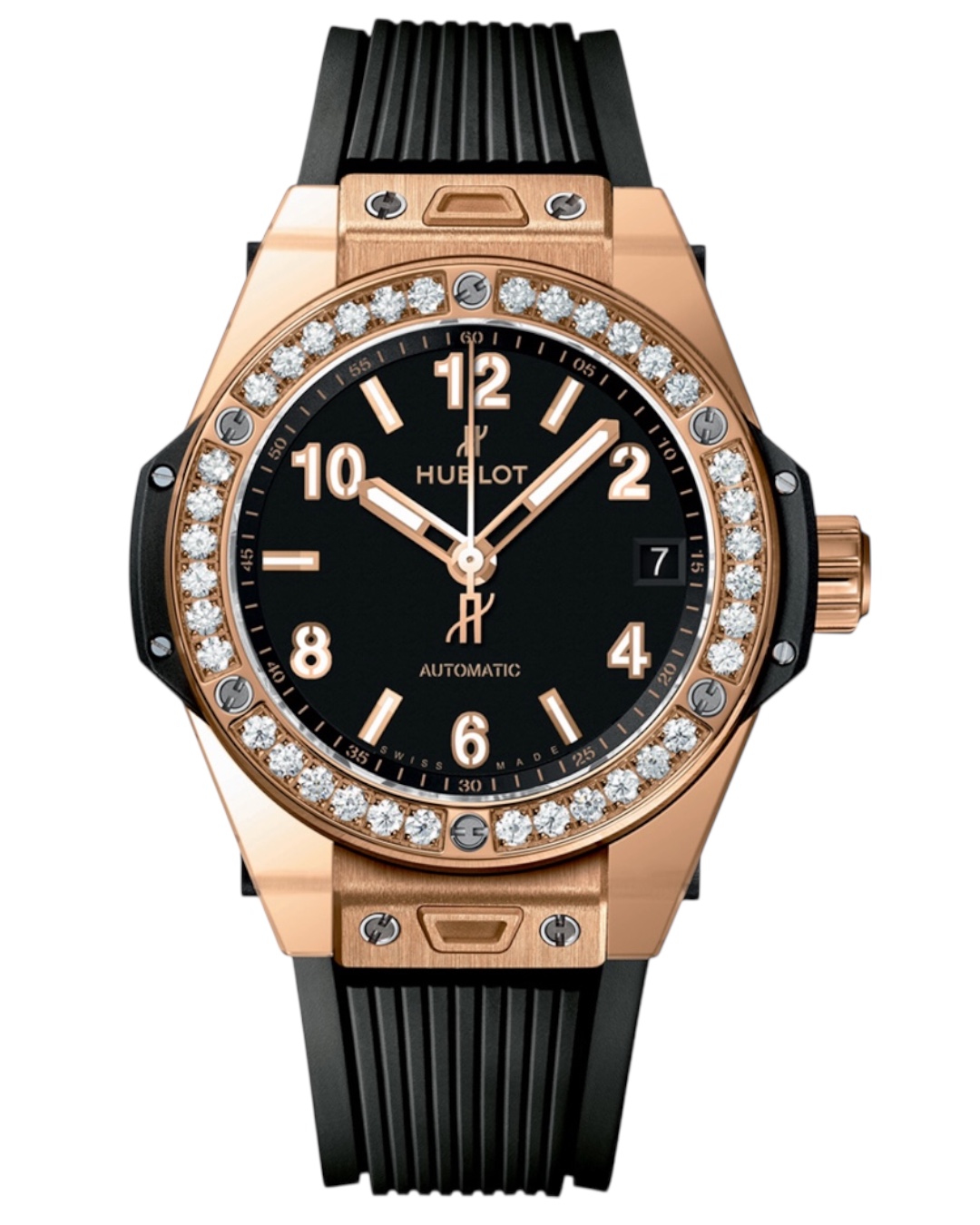 Часы Hublot Big Bang One Click King Gold Diamonds 39 465.OX.1180.RX.1204