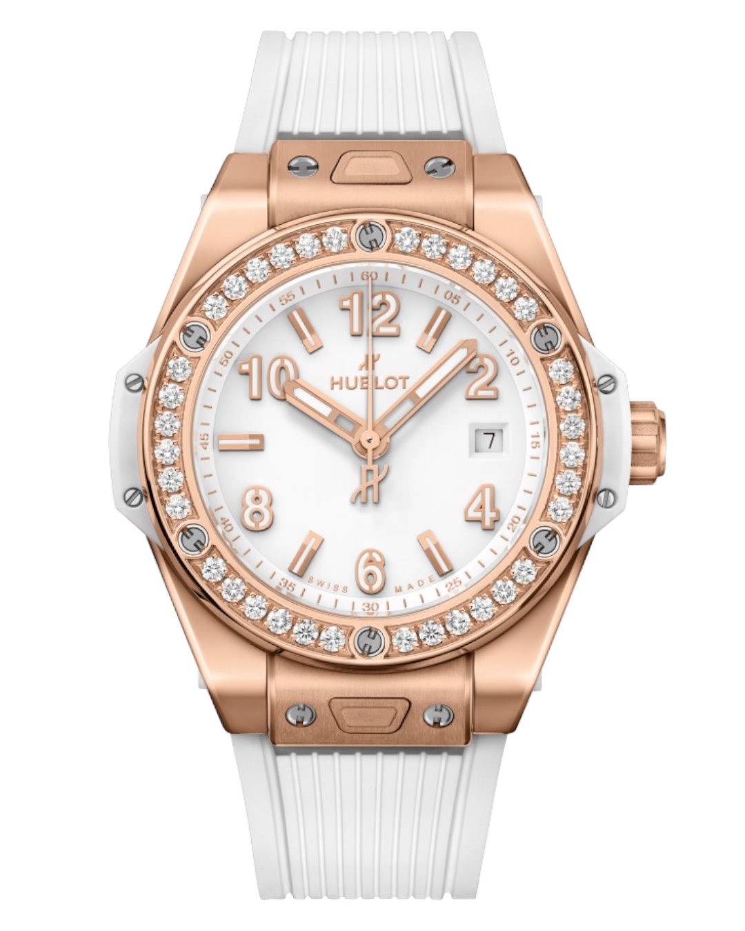 Часы Hublot Big Bang One Click King Gold White Diamonds 39 465.OE.2080.RW.1204