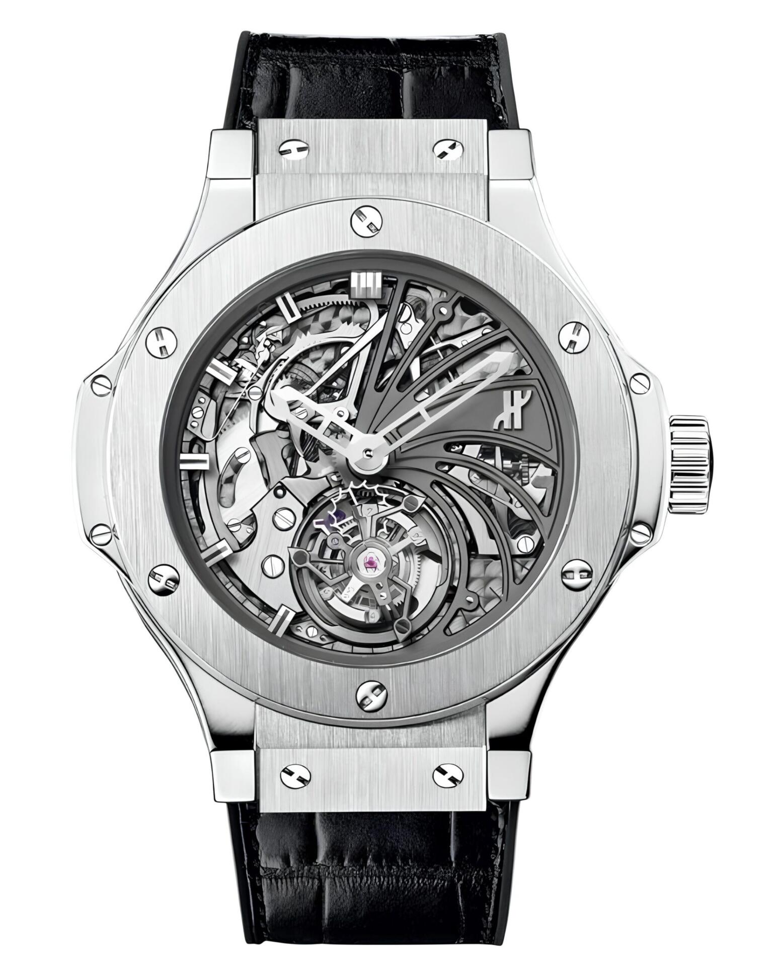Часы Hublot Big Bang Minute Repeater Tourbillon Platinium 44 304.TX.1170.LR