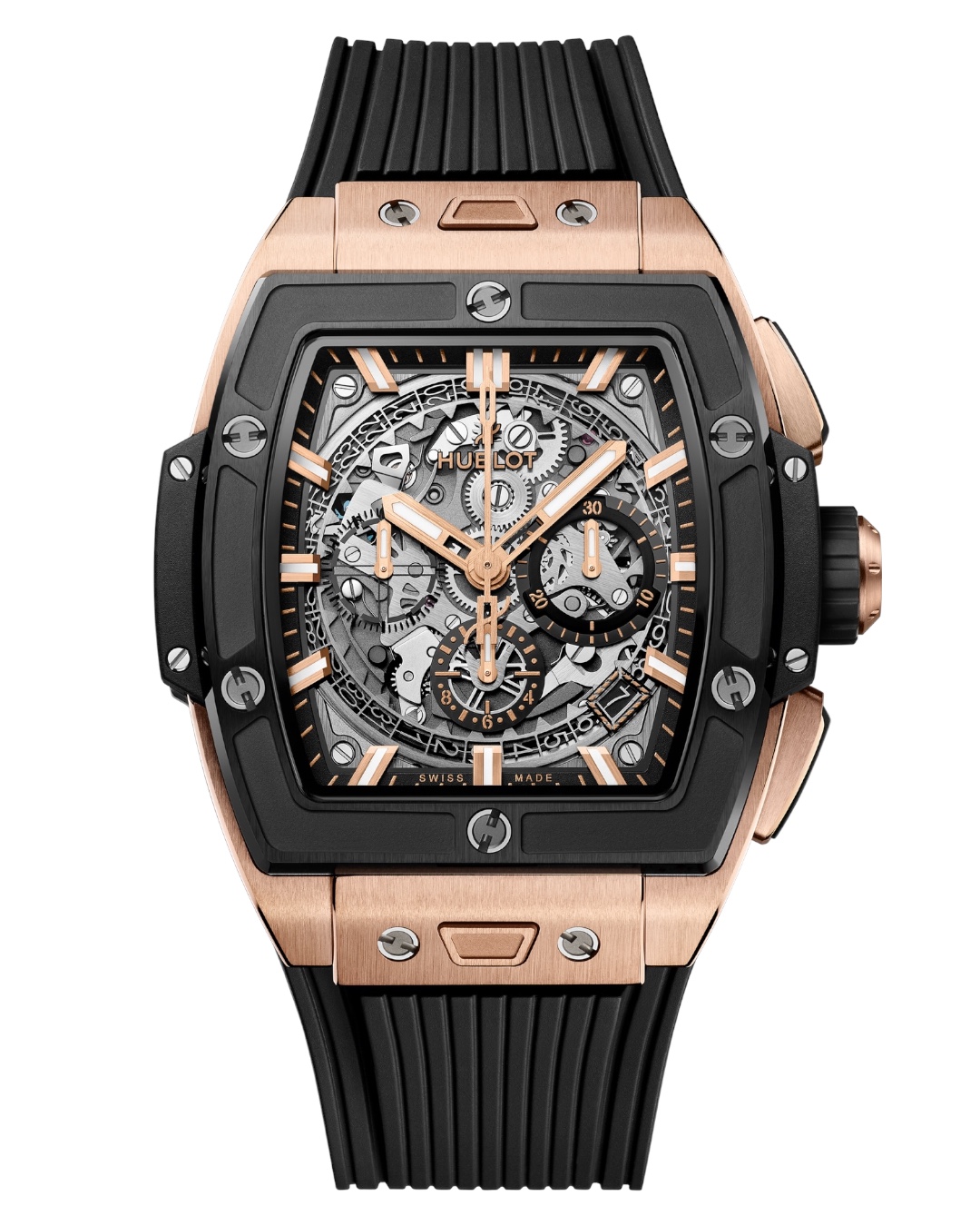Часы Hublot Spirit Of Big Bang King Gold Ceramic 42 642.OM.0180.RX