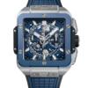 Реплика часов Hublot Square Bang Unico Blue Ceramic 821.NL.5170.RX — фото товара LuxuryWatch