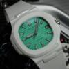 Реплика часов Patek Philippe Nautilus 40mm AET Remould Ceramic Tiffany 5711 — фото товара LuxuryWatch