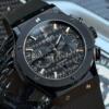Реплика часов Hublot Classic Fusion Chronograph Black Magic 521.CM.1771.RX — фото товара LuxuryWatch