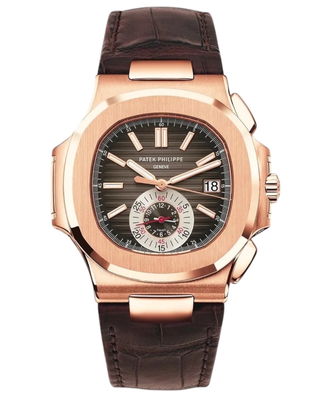 Часы с позолотой Patek Philippe Nautilus 5980R-001 V2 040611