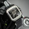 Реплика часов Cartier Santos de Cartier Large Skeleton WHSA0027 — фото товара LuxuryWatch