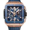Реплика часов Hublot Square Bang Unico Blue Ceramic 821.OL.5180.RX — фото товара LuxuryWatch
