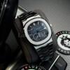 Реплика часов Patek Philippe Nautilus Power Reserve 5712/1A-001 — фото товара LuxuryWatch