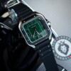 Реплика часов Cartier Santos Arabic Dial Green Large WSSA0055 — фото товара LuxuryWatch