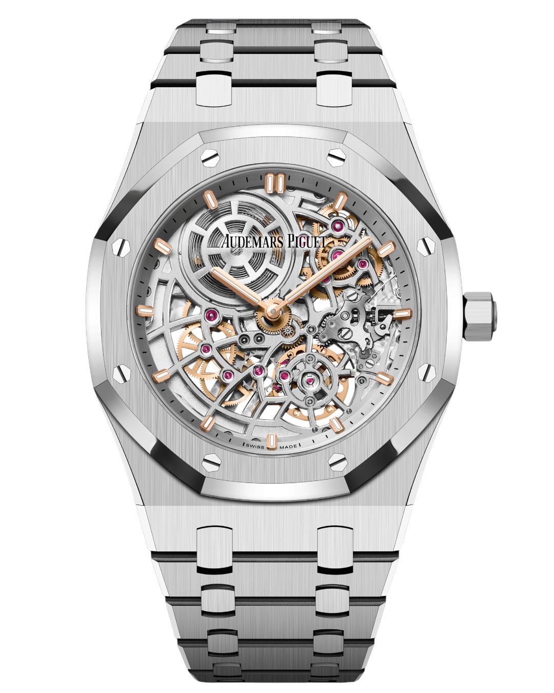 Часы Audemars Piguet Royal Oak Jumbo Extra-Thin Openworked 16204ST.OO.1240ST.01