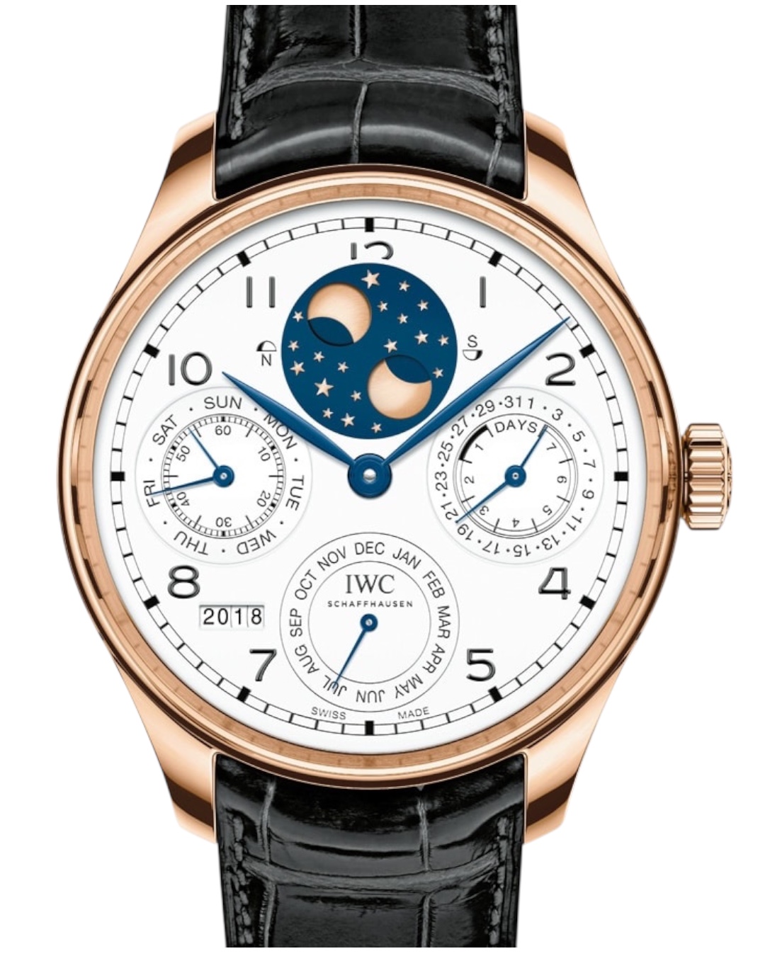 Часы IWC Portugieser Perpetual Calendar Double Moon “150 Years” 44mm IW503405