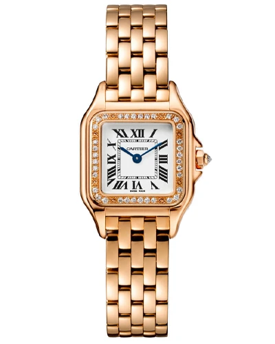 Часы с позолотой Cartier Panthere Small WJPN0008