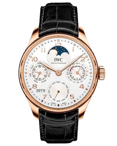 Часы с позолотой IWC Portugieser Perpetual Calendar IW503302