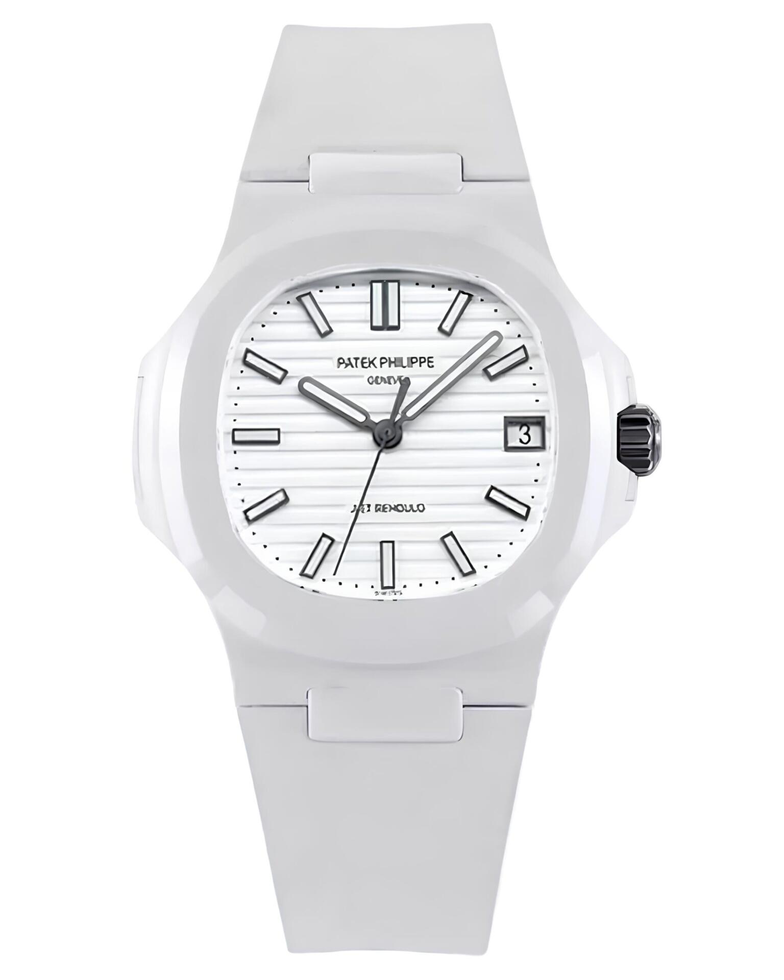 Часы Patek Philippe Nautilus 40mm AET Remould Ceramic Tiffany 5711