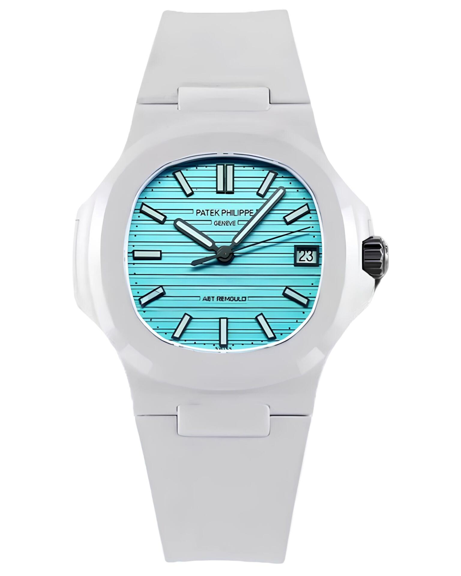 Часы Patek Philippe Nautilus 40mm AET Remould Ceramic Tiffany 5711