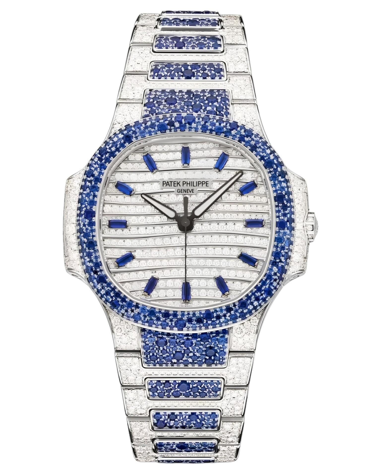 Часы Patek Philippe Nautilus Haute Joaillerie 35mm 7118-1451G-001