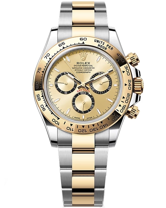 Часы с позолотой Rolex Cosmograph Daytona 126503-0004
