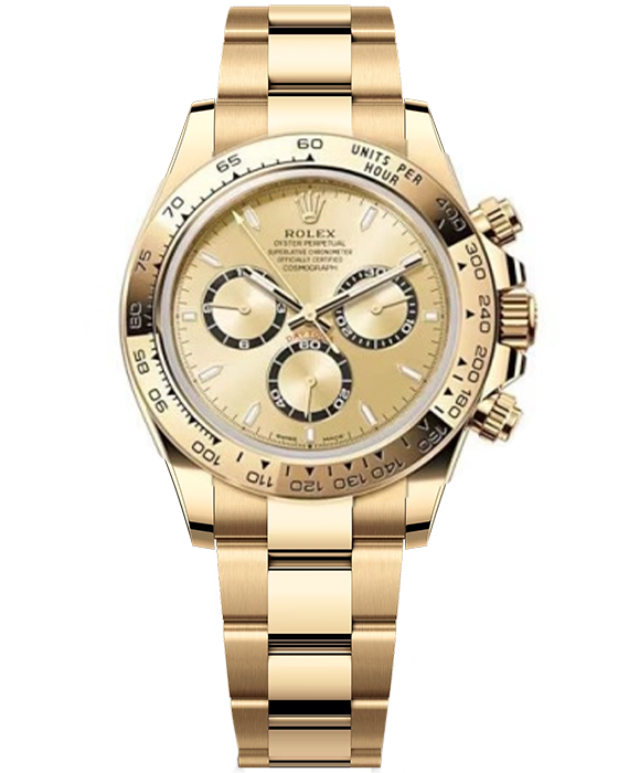 Часы с позолотой Rolex Cosmograph Daytona 126508-0005