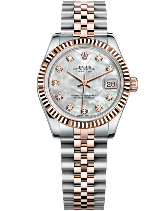 Часы с позолотой Rolex Datejust 278271-0026